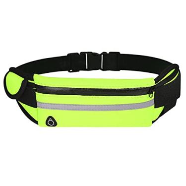 Imagem de Pochete para Corrida Fitness porta Celular chaves Impermeável Verde Neon CBRN19496
