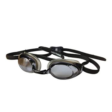 Imagem de (black, onesize) - FINIS Lightning Swim Goggles - Black/Smoke