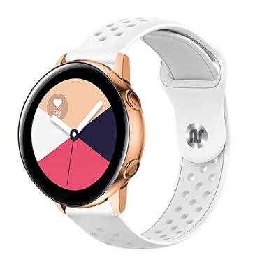 Imagem de Pulseira Nandos-Store compatível com Samsung Galaxy Watch 42mm / Active and Gear S2 (Branca nk)