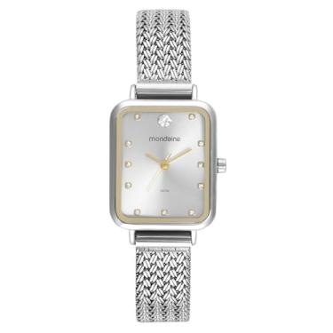 Imagem de Relogio Mondaine Feminino Ref: 32744l0mvne2 Retangular Mesh Prateado