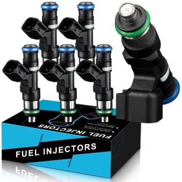 Imagem de YZHIDIANF Injetores de combustível totalmente novos 0280158154 para: -Buick 2008 Enclave, para: -GMC 2007 2008 Acadia, para: -Saturn 2008-2010 Vue, 2007 2008 Outlook, 3.6L V6, 02801581581 54 FJJ 980