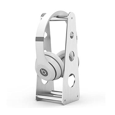 Imagem de Suporte para fones de ouvido de liga de alumínio, suporte de fone de ouvido para jogos, suporte de fone de ouvido para mesa, organizador de mesa, suporte para fone de ouvido em casa ou escritório