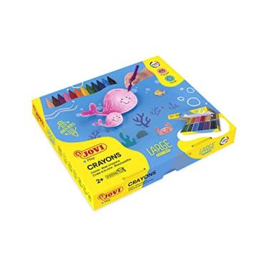 Imagem de Jovi - Bulk Large Easy Grip Crayons, Classpack with 300 Hexagonal Wax Crayons in 12 different colors, Non-toxic, School Supplies for Teachers