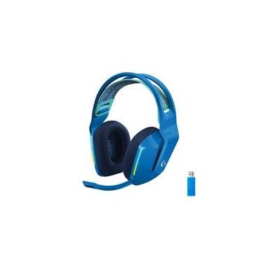 Imagem de Headset Gamer Sem Fio Logitech G733 7.1 Dolby Surround RGB LIGHTSYNC, Blue VOICE para PC e PlayStation, Azul - 981-000942