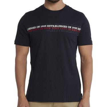 Imagem de Camiseta Tommy Hilfiger Chest Stripe Tee Marinho-Masculino