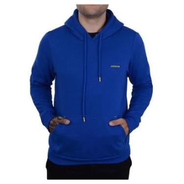 Imagem de Blusa Masculina King & Joe Moletom Slim Azul Royal - MO22-Masculino