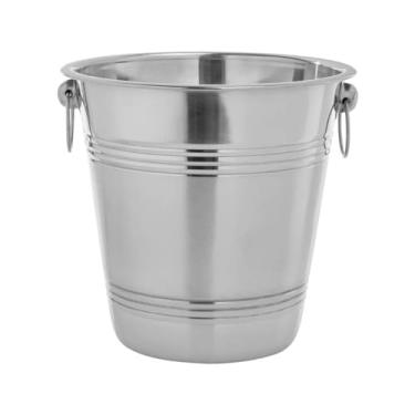 Imagem de Balde para Gelo em Aço Inox 4,5 Litros para Bebidas Cerveja