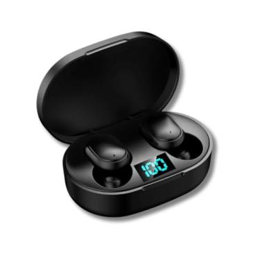 Imagem de Fone De Ouvido Bluetooth 5.0 Sem Fio Tws Compatível Com IOS Android Iphone Sem Fio Leves Esportivos Melhor Compra Microfone Duplo Preto Toque Inteligente Com Visor Premium - VOLT3M