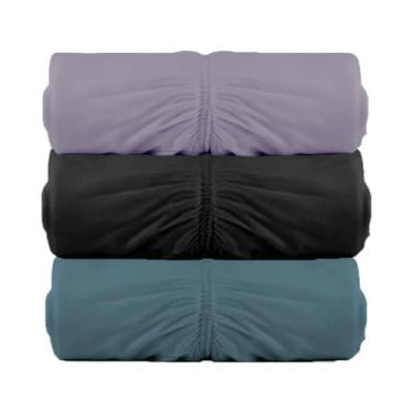 Imagem de Kit 3 Lencois Malha Queen com Elastico Vivaldi - Fio 30/1 Penteado - 100% Algodao (KIT 7)