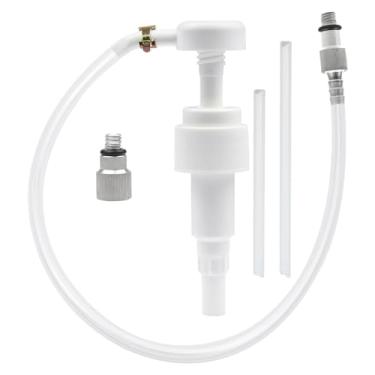 Imagem de Bomba de óleo de engrenagem de unidade inferior para garrafas padrão, adaptadores de 8 mm e 10 mm, para bomba de tampa de 28 mm, para a maioria dos motores externos de barco marítimo estrangeiro (não