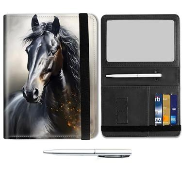 Imagem de Combo porta-cartão de passaporte e vacina, porta-passaporte de couro para viagem, capa com compartimento para cartão de vacinação CDC, protetor organizador de documentos de viagem para homens e