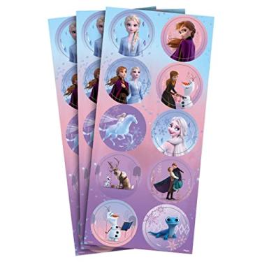 Imagem de Adesivo Redondo Disney Frozen Regina 30und
