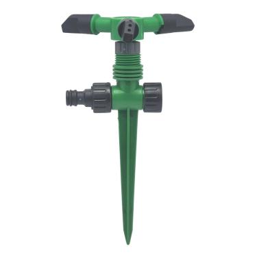 Imagem de Irrigador De Jardim Giratório Aspersor Irrigação Para Gramado Horta Rotativo 360 Automático