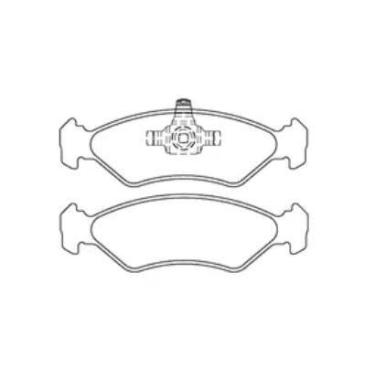 Imagem de Pastilha De Freio Fiesta Sedan 1.0 Dianteira Sistema Teves Pistao Ferr