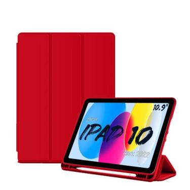Imagem de Capa case p/ Apple iPad (10ª geração) 10.9"C/Compart. Pen Menor Preço 