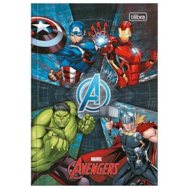 Imagem de Caderno Brochurão Grande Universitário Avengers Vingadores 80 Folhas C