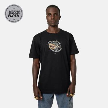 Imagem de Camiseta Lost Smoke And Sheep - Preta, M, Preto