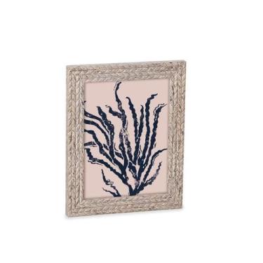 Imagem de PORTA-RETRATO EM POLIESTIRENO ESTILO FIBRA NATURAL - 15X20cm - Mart