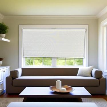 Imagem de Persiana Rolo Screen Bege 140 L X 220 A Cortina Solar Sacada - W2W