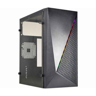 Imagem de Gabinete Gamer K-mex Micro Cg15nx Preto S/fonte