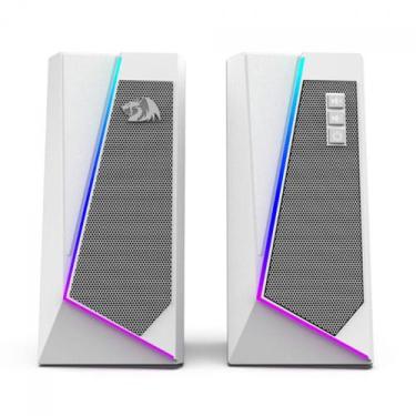 Imagem de Caixa de som gamer anvil gs520w rgb branca redragon