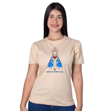 Imagem de Camiseta Tshirt Babylook Feminina  Nossa Senhora Aparecida 03 Romaria 