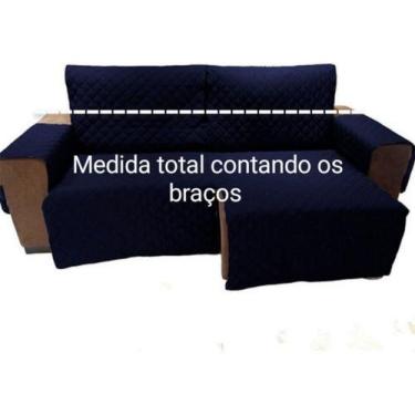 Imagem de Protetor Sofá 2.30m(medindo Com Braços)2 Modulos Retratil e reclinavel