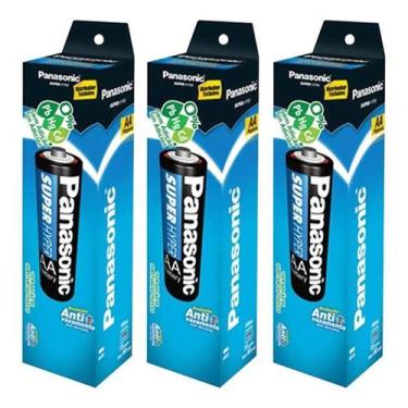 Imagem de 156 Pilha AA Comum Panasonic Super Hyper Antivazamento Atacado Varejo