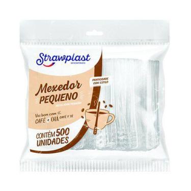 Imagem de Mexedor para Café 8Cm Strawplast 500Un