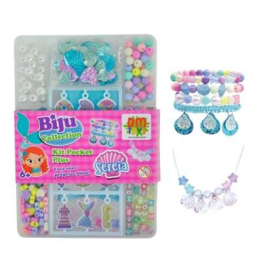 Imagem de Bijuteria e Miçanga Biju Collection Sereia Pocket KIT - DM TOYS