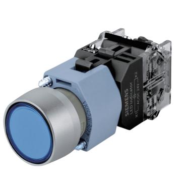 Imagem de Botão Comando Completo 3SB7 – Siemens | Azul 1NA Cód. 3SB7130-0AB50-1BA0