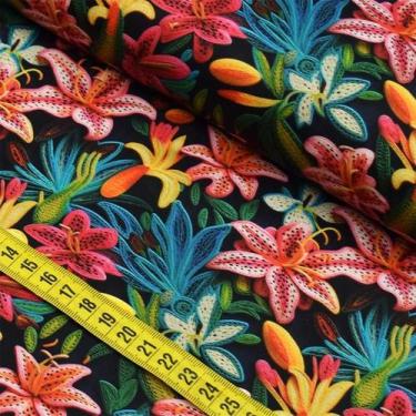 Imagem de Tecido Estampado Para Patchwork- Honey Flower 4 (0,50x1,50) - Fabricar
