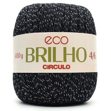Imagem de Barbante Eco Brilho Circulo - CÍRCULO, 8990 PRETO/PRATA