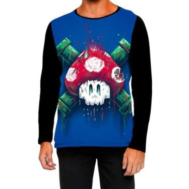 Imagem de Camiseta Manga Longa Ads Super Mario Luigi Mario boss 6 - Fabriqueta, 