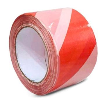Imagem de Fita Zebrada Sinalizacao 70MMx200M Laranja/Branca Beltools - ECOCONVER