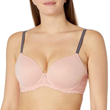 Imagem de Freya Sutiã feminino moldado Demi Plunge, Rosa mosqueta, 36G