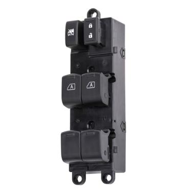 Imagem de Vurkcy Interruptor de janela Master Power Botão de controle de fechadura da porta do lado do motorista compatível com Nissan Armada/Titan/Maxima/Quest, 05-06 Infiniti G35, 03 Infiniti QX4, substitui