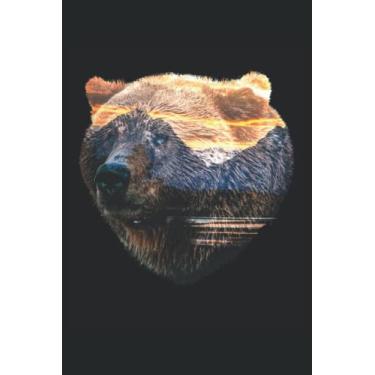 Imagem de Orso Della Natura Selvaggia Del Paesaggio - Notebook Per Escursionisti: Quaderno DIN A5 (6x9) per escursionisti e alpinisti con 120 pagine a righe e giorni della settimana per l'agenda