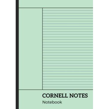 Imagem de Cornell Notebook: A4 Cornell Method Note-Taking for School, College, University Students Mint Green