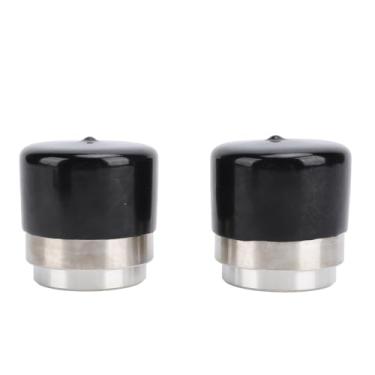 Imagem de Protetor de Rolamento de Roda de Trailer de 2 Unidades de 1,781 pol., Escudos Altos, Aço Inoxidável, Fácil de Instalar, Monitor de Nível de Graxa, Acessórios Externos de Trailer