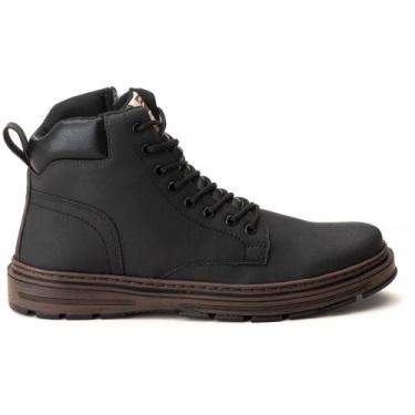 Imagem de Bota Coturno Masculino Ferraroni Trabalho e Adventure, Preto, 42