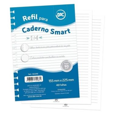 Imagem de Refil Caderno Smart Folhas Brancas Pautadas  DAC