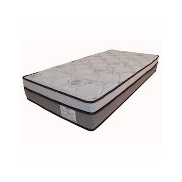 Imagem de Colchão Solteiro Ortobom New Magestic com Ortopillow e Molas Ensacadas 27x88x188 cm - Marrom/Cinza