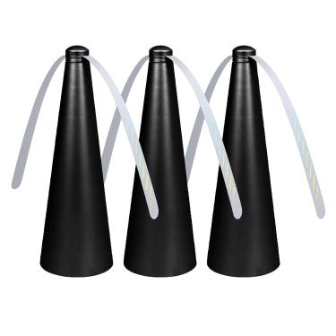 Imagem de Kit com 3 Repelentes de Mesa Tipo Ventilador | Espanta Moscas e Mosquitos | Ideal para Refeições e Ambientes ao Ar Livre | Repelente Sem Cheiro, Seguro para Uso em Mesa, Piqueniques e Restaurantes