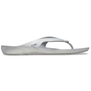 Imagem de Crocs Chinelo feminino Kadie II, Prata, 38