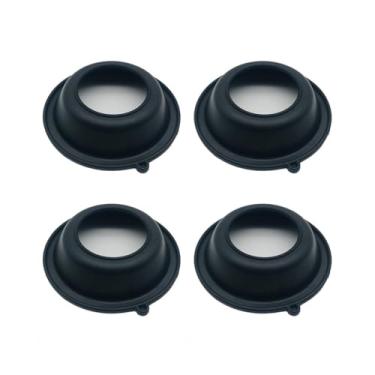 Imagem de Diafragma de vácuo de carburador compatível com motocicletas RC14E tipo V de 2 cilindros NV750 VT750 (4 peças)