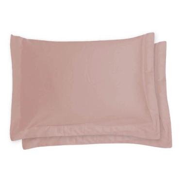 Imagem de Kit com 2 Fronhas 300 fios em Algodão Satinee - Kacyumara, IN ROSE