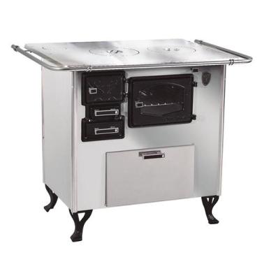 Imagem de Fogão A Lenha C Forninho Dir Inox Fornos Pinhal Alumínio N2