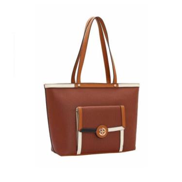 Imagem de Bolsa Chenson Feminina Tote Colors, Marron