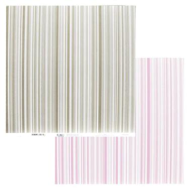 Imagem de Papel Scrapbook Linha Listrada Lírio 180g 30,5 x 30,5cm Repeteco - PL0